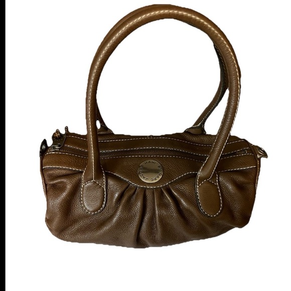 Marc Jacobs Handbags - RARE Y2K Vintage Marc Jacobs Leather Barrel Bag Purse Brown